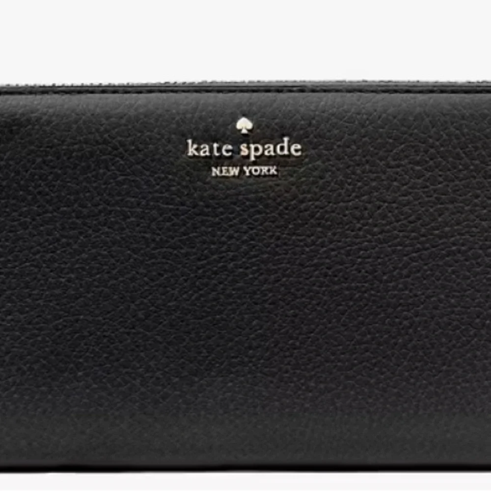 Kate Spade Black Textured Key & Card Holder